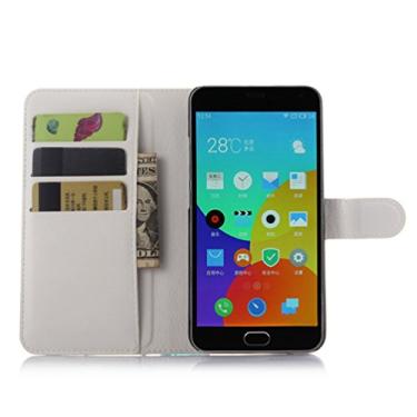 Imagem de MEIZU M2 Note Case – Capa carteira de couro PU Manyip para MEIZU M2 Note, capa de proteção de telefone estilo empresarial, capa com [compartimentos para dinheiro e cartão]