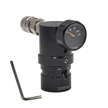 Imagem de Regulador HPA de baixa pressão MR Reg GEN2 Micro CO2 ajustável com saída de Foster US 2202 20psi a 200psi para pistola de airsoft PCP Paintball (apenas regulador)