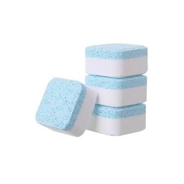 Imagem de KIT12 Pastilhas para Limpeza de Máquinas de Lavar Roupas Efervescentes Multifuncional