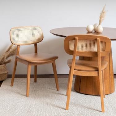 Imagem de Kit 2 Cadeiras Madeira Maciça Liz Cabecasa Madeiramadeira Mel/Caramelo