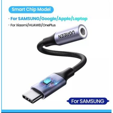 Imagem de UGREEN Adaptador fone de ouvido USB C / Tipo C p/ P2 Jack 3.5mm áudio 