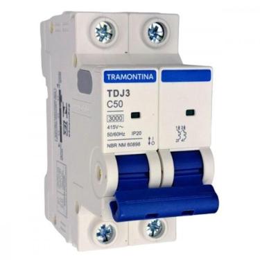 Imagem de Disjuntor Tramontina ''Din'' Bipolar 50A. C - TRAMONTINA ELETRIK