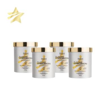 Imagem de Kit Descoloração Profissional 4 Pó Descolorante Platine White - DYUSAR