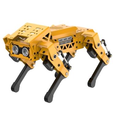Imagem de MechDog Robot Dog for Arduino Scratch Python Smart Robot with ESP32 Controller IMU Ultrasonic AI Camera, Self Balancing Target Recognition & Tracing Open Source Programming Science Set, Advance Kit