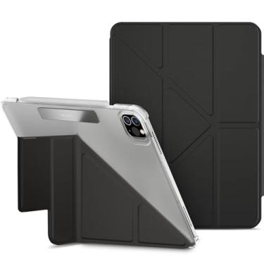 Imagem de MAGEASY Capa para iPad Pro de 11 polegadas – Capa fólio com suporte multiângulo, suporte para Apple Pencil, resistente a manchas, compatível com iPad Pro de 11 polegadas (2018-2022) e iPad Air (5ª/4ª