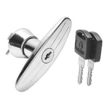 Imagem de Fechadura Para Arquivo Armário De Aço Maçaneta Soprano