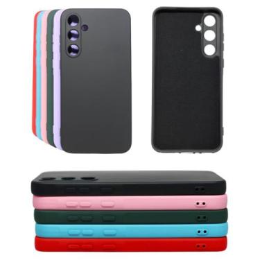 Imagem de Capa Proteção Capinha Para Galaxy M35 Aveludada Silicone - Mustangshop