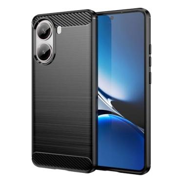 Imagem de Capas Compatível com Xiaomi Poco X7 Pro,Resistente a riscos,Anti-impressão digital e proteção contra quedas.Botão de pressão flexível Proteção completa -Black