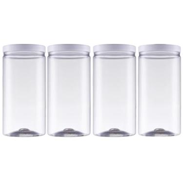 Imagem de Kit 4 Pote Para Mantimentos Organizador Multiuso Grande Tampa De Rosca 2 Litros