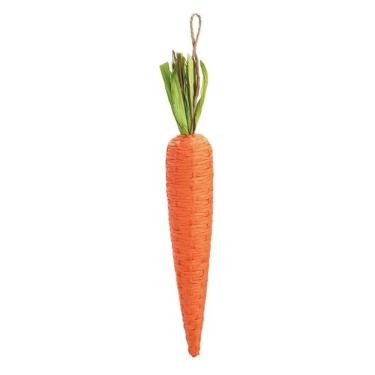 Imagem de Cenoura Decorativa Laranja Enfeite De Perdurar árvore Páscoa - 43cm