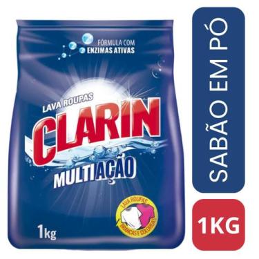 Imagem de Sabão Em Pó Clarin Lavagem Perfeita Bem Cheiroso Pct 1kg