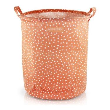 Imagem de Cesto Organizador De Brinquedo Roupa Suja Tecido Dobrável G - Jacki De