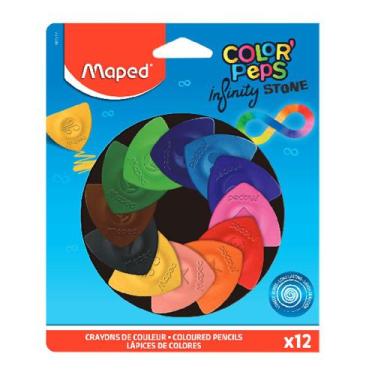 Imagem de Lapis de cor colorpeps infinity stone 12 cores   maped   861217