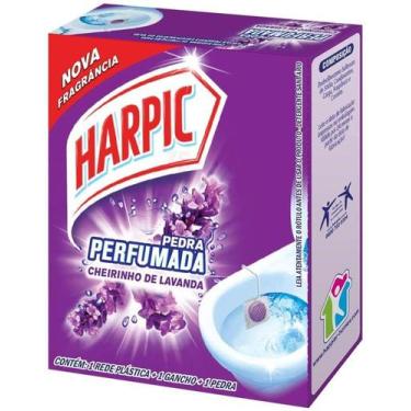 Imagem de Desinfetante Pedra Sanit Harpic Lavanda 25g
