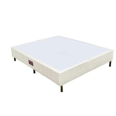 Imagem de Base Box Fit Orthocrin Bege Casal 138x188x24 Alto Suporte