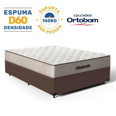 Imagem de Cama Box com Colchão de Espuma D60 Double Face Force Dream - Ortobom Casal 138cm