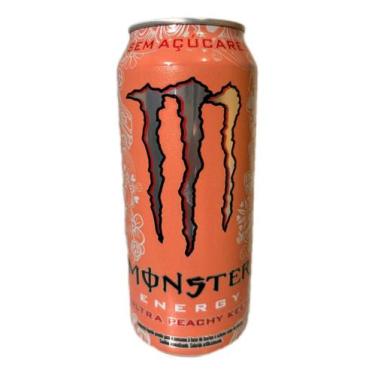 Imagem de Kit c/ 6 Energetico Monster Zero Acucar Ultra Peachy Keen