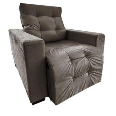 Imagem de Poltrona Amamentação Retratil E Reclinavel Cris - Silverio Decor, Marr