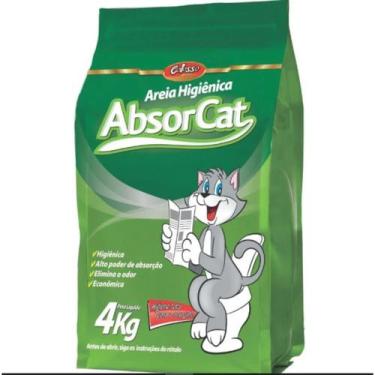 Imagem de Areia Higiênica Absorcat Mais Fina Colosso 4 Kg
