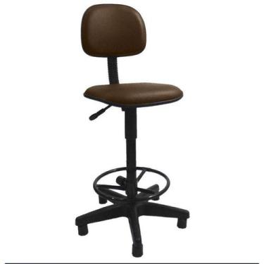 Imagem de Cadeira Caixa Alta Giratória - Balcão - Portaria - Recepção Supermerca