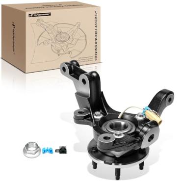 Imagem de A-Premium Junta de direção dianteira direita e conjunto de cubo de rolamento de roda compatível com Chevrolet Impala, Monte Carlo, Venture & Buick LaCrosse, Regal, Allure, Century & Pontiac Grand Prix