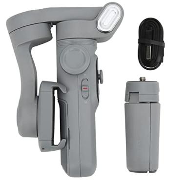 Imagem de Estabilizador Gimbal portátil Aochuan Smart X Pro de 3 eixos com luz de preenchimento, foco, zoom, tela OLED, bateria, para smartphone Vlog Video