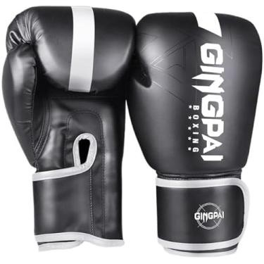 Imagem de Luvas de boxe para homens e mulheres Sparring Muay Thai Kickboxing Pro Heavy Training Palma ventilada 6 onças, 8 onças, 10 onças, 12 onças, para Muay Thai Kick Boxing Sparring & Training, pr