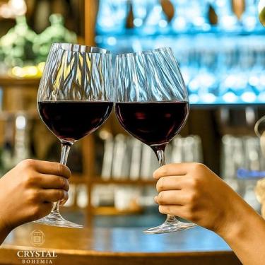 Imagem de Conjunto 6 Taças Cristal Bohemia 740ml + Decanter 1,5L Hauskraft  Linh