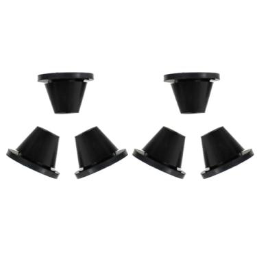 Imagem de Mqetly 6 peças de ilhós de tampa lateral, juntas, espaçadores, substituição direta, acessórios de reparo, ilhós de borracha, arruelas para Glide, de 1996 a 2007