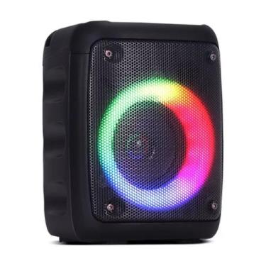 Imagem de Som Rgb 10w Wirelees Bluetooth Rádio Portátil Original - Riberken