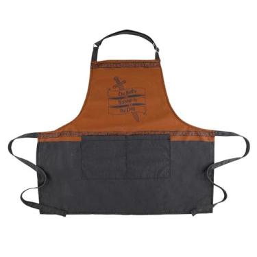 Imagem de Faithworks Aventais de cozinha - Avental masculino ajustável 100% algodão com bolsos, tamanho único, Battle Of The Lord