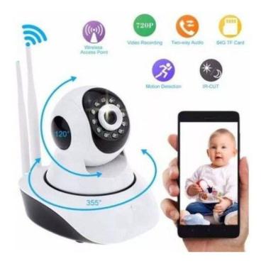 Imagem de Câmera Babá Wifi Microfone embutido Detecção de movimento