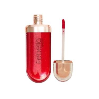 Imagem de Lip Gloss Labial 3D Brilho e Hidratação Febella Make Up, Cor 05