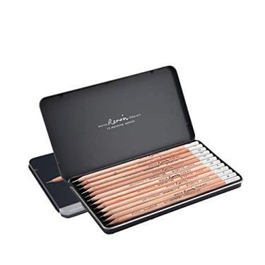 Imagem de 12 peças/caixa de lápis de esboço em caixa - Kit de desenho de artistas de arte - 8B, 7B, 6B, 5B, 4B, 3B, 2B, HB, F, H, 2H - lápis para adultos e artistas infantis.