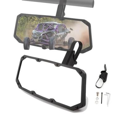 Imagem de UTV Retrovisores Laterais Refletor Barco UTV Espelho Lateral de Carro ou YXZ Rhino Wolverine Barco Viking Espelho Retrovisor Acessórios Marítimos Para Jet Ski Iate Barco Pessoal Embarcação PWC Surf