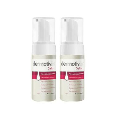 Imagem de Kit 2 Dermotivin Foam Salix Sabonete em Espuma para Pele Acneica 130ml