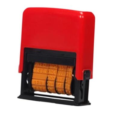 Imagem de Fancyes Máquina de codificação de etiqueta de data pequena, fácil de usar, multifuncional, ajustável, mini carimbo de data portátil para datas de validade e