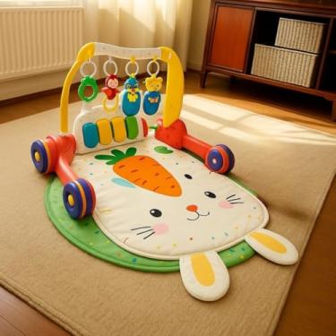 Imagem de Tapete de Atividades Infantil Musical com Piano e Andador 3 em 1 - Educativo e Interativo para Bebê com Luzes e Sons Divertidos, 5 Mobilis