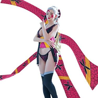 Imagem de Nuoqi Zentisu Tanjiro Cosplay Adulto Giyuu Tomioka Outfit Shinobu Anime Fantasia de Halloween, Daki, GG