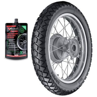 Imagem de PNEU 110/90-17 60P TR300 TT VIPAL TR300 + REPARO XTIRE Xre 190 Crosser 150 Bros 150