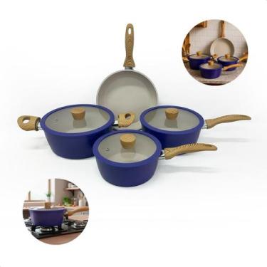 Imagem de Jogo De Panelas 4 Peças Antiaderente Cerâmico Gás E Indução - Jhamba, 