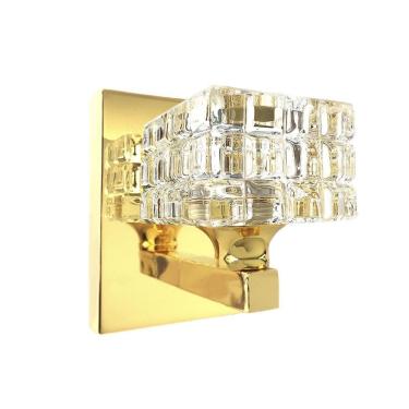 Imagem de Arandela Dourada De Cristal K9 Interna Quarto G9 Bet39