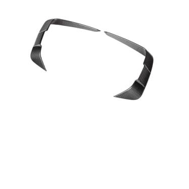 Imagem de Guarnição de para-choque dianteiro/traseiro de fibra de carbono seco Canards Fin Flaps compatível com BMW Série 8 G14 G15 G16 M Sport 2018-IN Car Splitter Canards Body(Front)