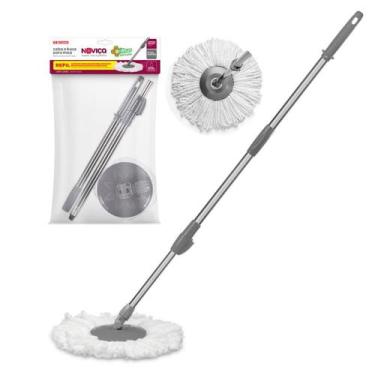 Imagem de Cabo Esfregão Para Mop Giratório Com Refil Noviça Brilhus - Bettanin N