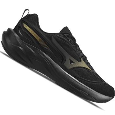 Imagem de Tenis Mizuno Space 5 Masculino, Preto, Preto, 43