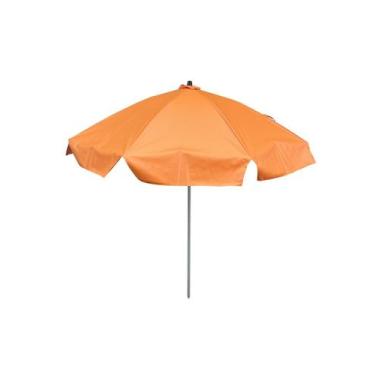 Imagem de Guarda Sol Laranja Liso 1,80 Ø C/ Abas Em Alumínio Reforçado - Praia P