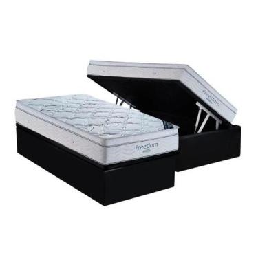 Imagem de Colchão Solteirão Airtech Molas Ensacadas 108X188X35 Ortobom