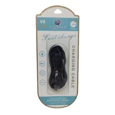 Imagem de Cabo De Dado/carregador Turbo 35w Usb V8 Renux De 1m + Nf