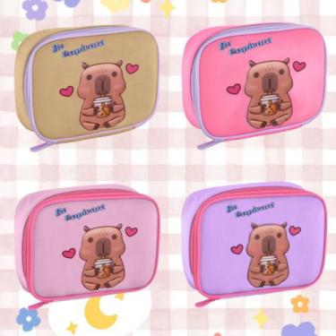 Imagem de Estojo Box Escolar Penal Capivara Capacidade Grande 2026 - Yepp, Caram