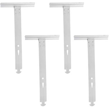 Imagem de Luxshiny Conjunto de 4 Clipes de Alumínio para Persianas de Enrolar: Presilhas para Persianas de Enrolar, Acessórios para Reparo de Molas de Janelas, 7,86 X 3,93 X 0,28 Polegadas